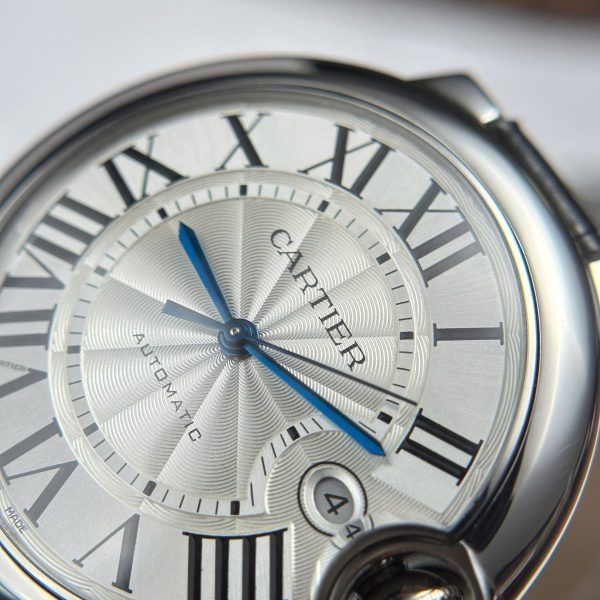 Đồng Hồ Cartier Ballon Bleu Replica 11 Mặt Trắng Dây Da Xưởng AF 40mm (2)