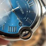Đồng Hồ Cartier Ballon Bleu Replica 11 Mặt Xanh Dương Dây Kim Loại Xưởng AF 40mm (2)
