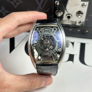 Đồng Hồ Franck Muller Chế Tác Curvex CX Grand Central Tourbillon Skeleton 42x56mm (2)