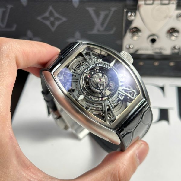 Đồng Hồ Franck Muller Chế Tác Curvex CX Grand Central Tourbillon Skeleton 42x56mm (2)
