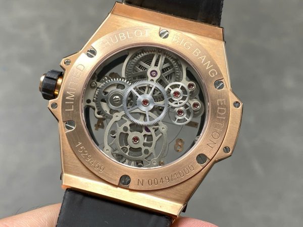 Đồng Hồ Hublot Big Bang Tourbillon Cơ Lộ Máy Skeleton Replica Cao Cấp 45mm (6)