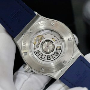 Đồng Hồ Hublot Classic Fusion Titanium Nam Đính Đá Hai Hàng Rep 11 Xưởng HB 42mm (2)