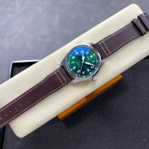 Đồng Hồ IWC Schaffhausen Pilot's Mark XX Mặt Xanh Lá Cây Replica Xưởng ZM 40mm (3)