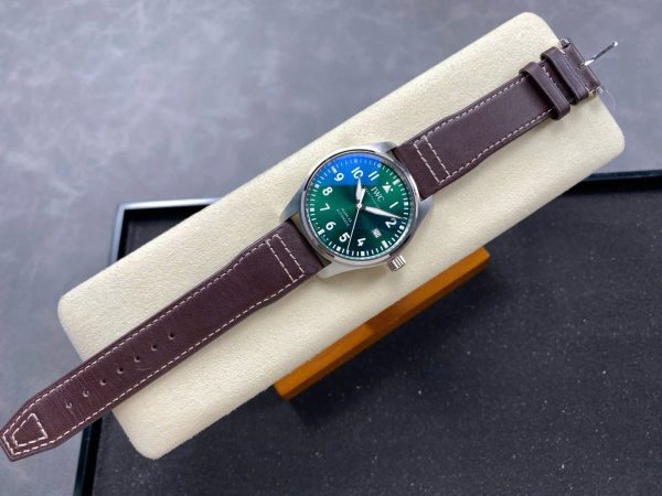 Đồng Hồ IWC Schaffhausen Pilot's Mark XX Mặt Xanh Lá Cây Replica Xưởng ZM 40mm (3)