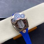 Đồng Hồ Jaboc & Co Bugatti Replica Cao Cấp Dây Cao Su Màu Xanh 52x44mm
