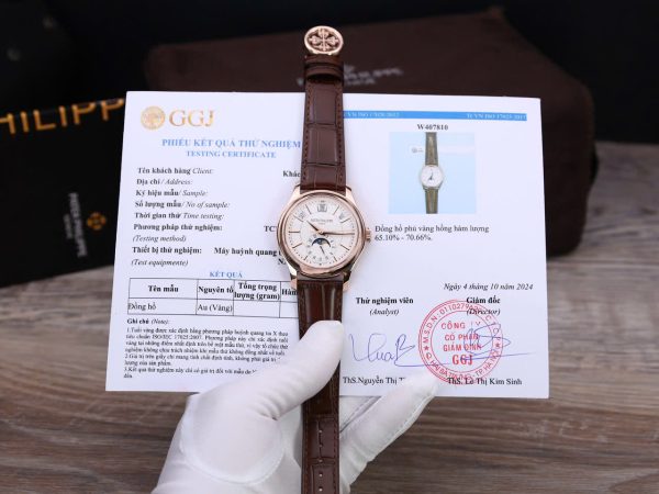 Đồng Hồ Patek Philippe 5205R Bọc Vàng Hồng 18K Replica 11 Cao Cấp Nhất 40mm (1)