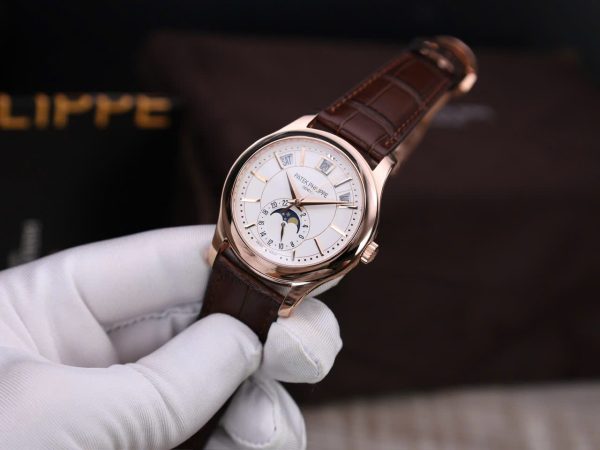Đồng Hồ Patek Philippe 5205R Bọc Vàng Hồng 18K Replica 11 Cao Cấp Nhất 40mm (1)