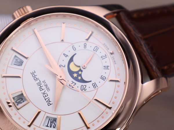 Đồng Hồ Patek Philippe 5205R Bọc Vàng Hồng 18K Replica 11 Cao Cấp Nhất 40mm (1)