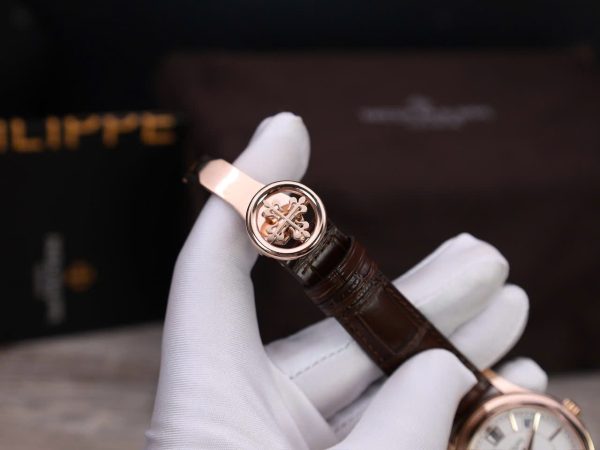 Đồng Hồ Patek Philippe 5205R Bọc Vàng Hồng 18K Replica 11 Cao Cấp Nhất 40mm (1)