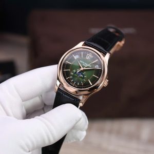Đồng Hồ Patek Philippe Complications 5205R Bọc Vàng 18K Mặt Xanh Lá Cây 40mm (2)
