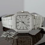 Đồng Hồ Patek Philippe Cubitus 5821 Chế Tác Full Kim Cương Moissanite Hong Kong 45mm (2)