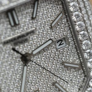 Đồng Hồ Patek Philippe Cubitus 5821 Chế Tác Full Kim Cương Moissanite Hong Kong 45mm (2)
