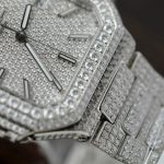 Đồng Hồ Patek Philippe Cubitus 5821 Chế Tác Full Kim Cương Moissanite Hong Kong 45mm (2)