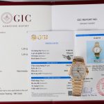 Đồng Hồ Patek Philippe Nữ Mặt Trắng Rep 11 Nautilus 7118 Bọc Vàng Thật Đính Moissante Xưởng 3K 35mm (2)
