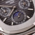 Đồng Hồ Patek Philippe Replica 11 Nautilus 5740 Nam Mặt Xám Dây Kim Loại 40mm (2)