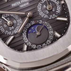 Đồng Hồ Patek Philippe Replica 11 Nautilus 5740 Nam Mặt Xám Dây Kim Loại 40mm (2)