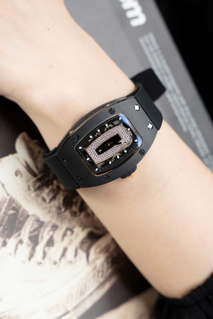 Đồng Hồ Richard Mille Fake 11 RM07-01 Vỏ Gốm Đen 36mm (2)