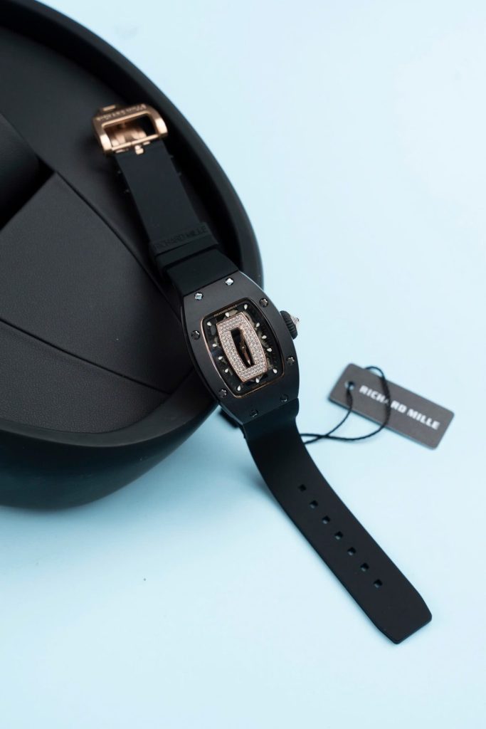 Đồng Hồ Richard Mille Fake 11 RM07-01 Vỏ Gốm Đen 36mm (2)