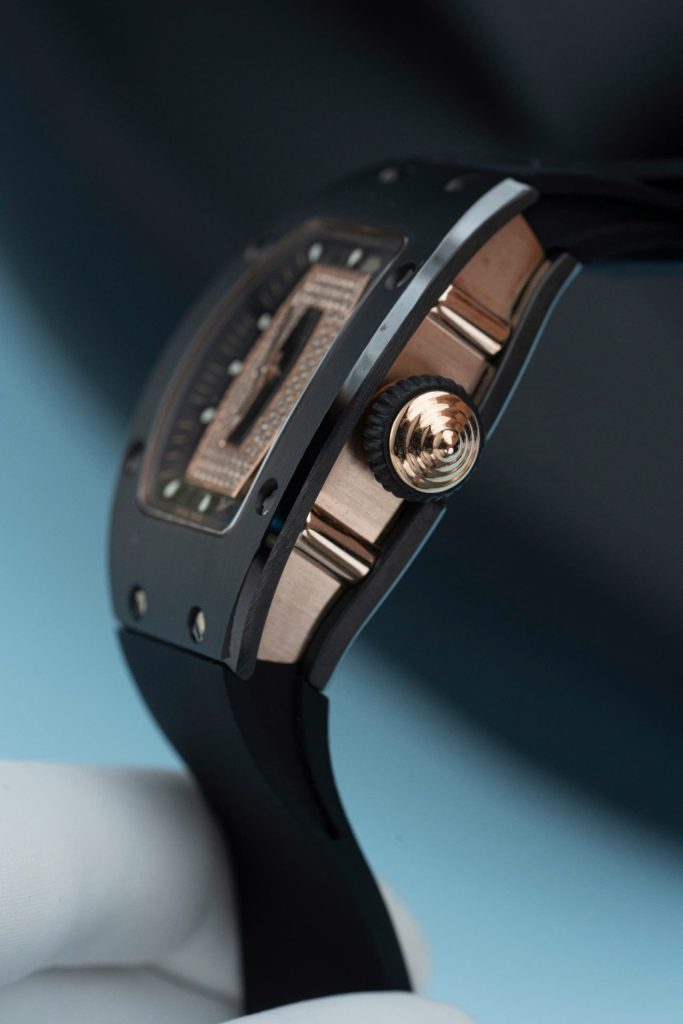 Đồng Hồ Richard Mille Fake 11 RM07-01 Vỏ Gốm Đen 36mm (2)