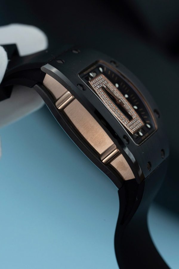 Đồng Hồ Richard Mille Fake 11 RM07-01 Vỏ Gốm Đen 36mm (2)