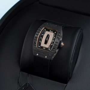 Đồng Hồ Richard Mille RM07-01 Fake 11 Vỏ Carbon Dây Cao Su Đen 36mm (1)