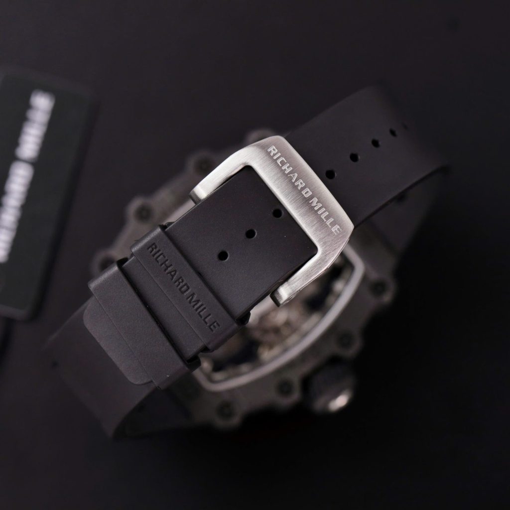 Đồng Hồ Richard Mille RM21-01 Tourbillon Replica 11 Dây Cao Su 45mm (2)