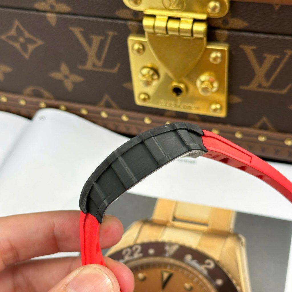 Đồng Hồ Richard Mille RM35-02 Rafael Nadal Replica 11 Màu Đỏ Vỏ Carbon Xưởng ZF 44mm (2)
