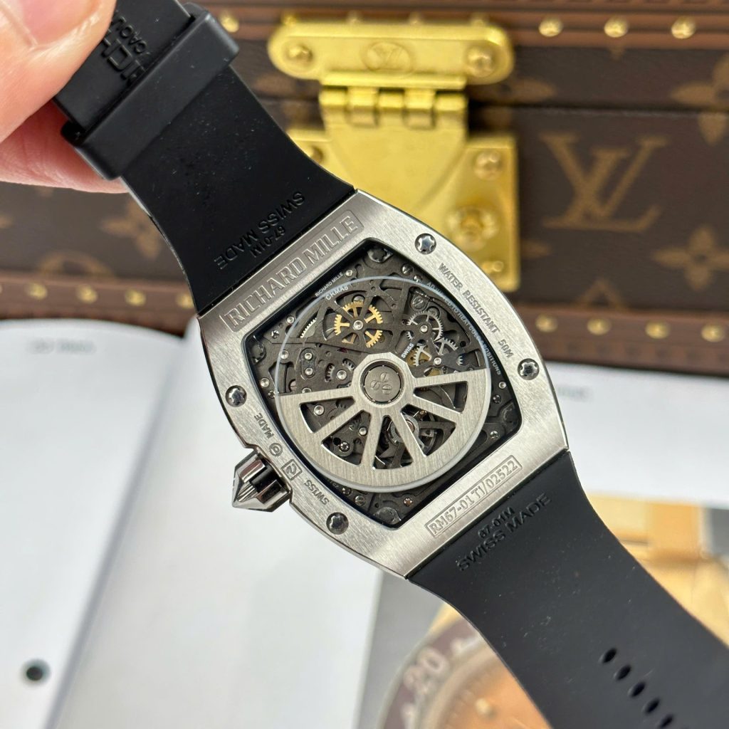 Đồng Hồ Richard Mille RM67-01 Skeleton Chế Tác Siêu Mỏng Chuẩn Auth Super Vip 38,7mm (2)