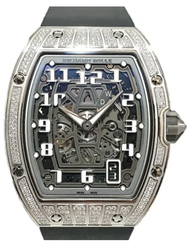 Đồng Hồ Richard Mille RM67-01 Skeleton Extra Flat Diamond Pave Tuỳ Chỉnh Siêu Mỏng 38,7mm (1)