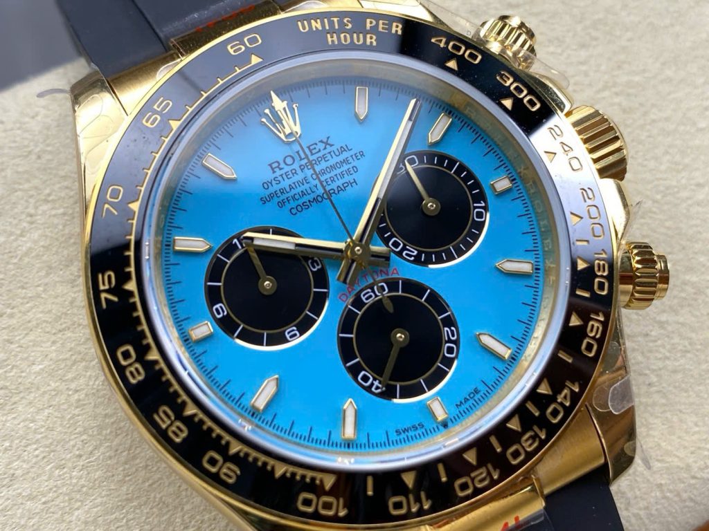 Đồng Hồ Rolex Cosmograph Daytona 126518LN-001 Xanh Ngọc Lam Nặng 152 Grams QF 40mm (1)