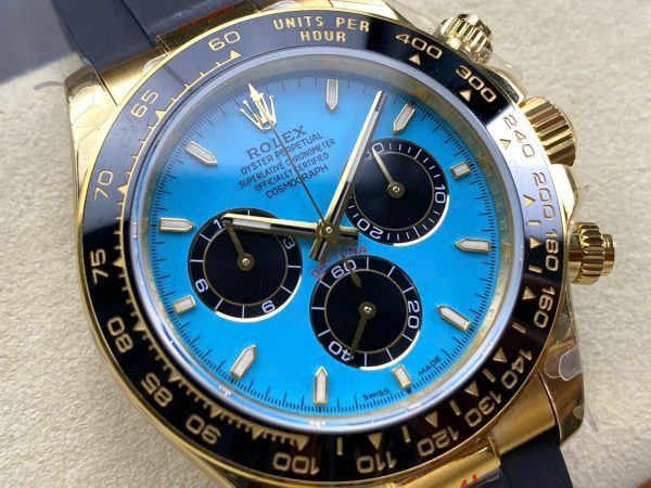 Đồng Hồ Rolex Cosmograph Daytona 126518LN-001 Xanh Ngọc Lam Nặng 152 Grams QF 40mm (1)