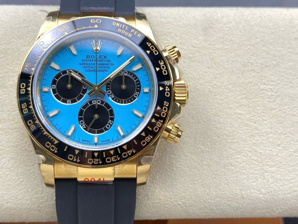 Đồng Hồ Rolex Cosmograph Daytona 126518LN-001 Xanh Ngọc Lam Nặng 152 Grams QF 40mm (1)