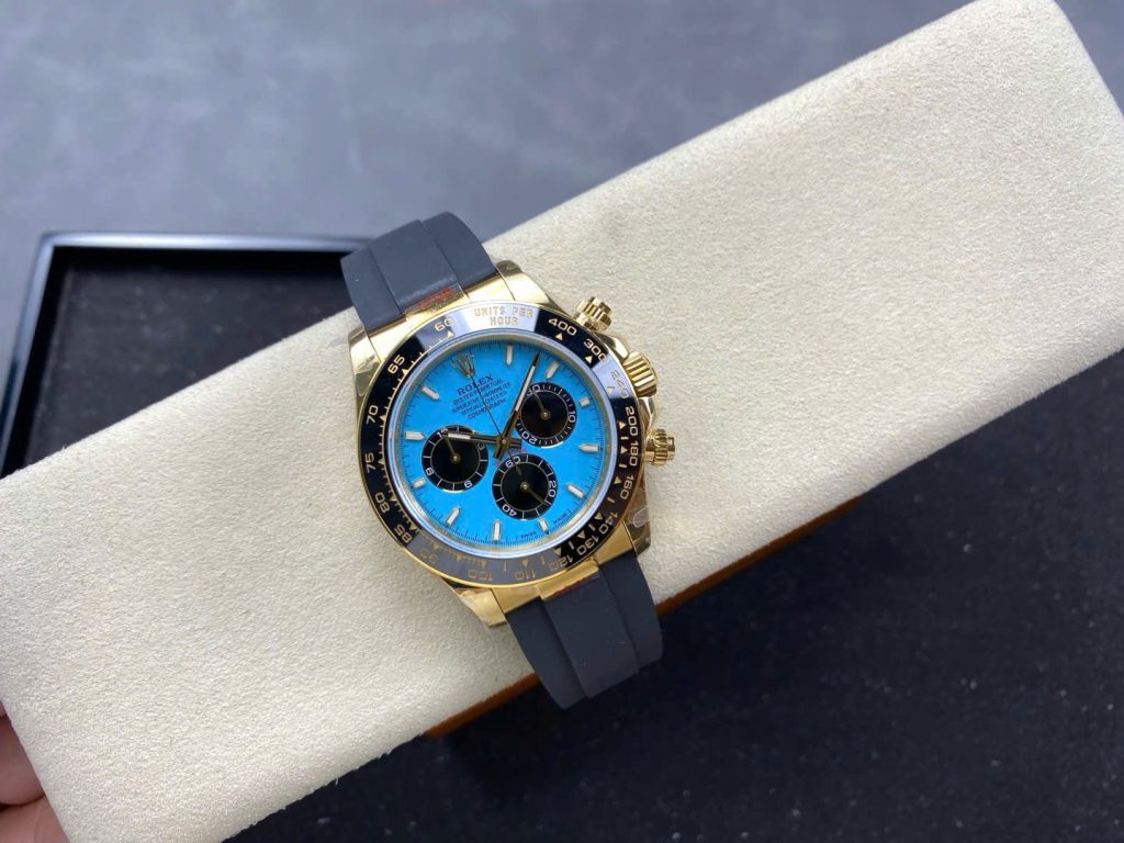 Đồng Hồ Rolex Cosmograph Daytona 126518LN-001 Xanh Ngọc Lam Nặng 152 Grams QF 40mm (1)