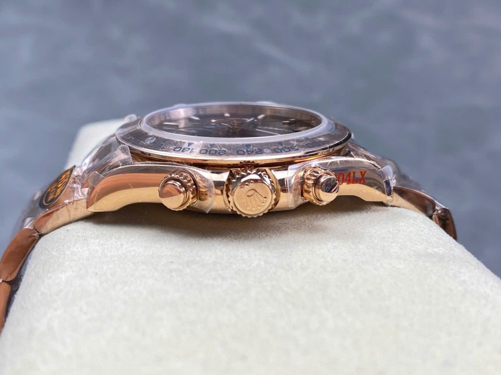 Đồng Hồ Rolex Cosmograph Daytona M116505BRWTBAR Chế Tác Nặng 180 Grams Xưởng QF 40mm (1)
