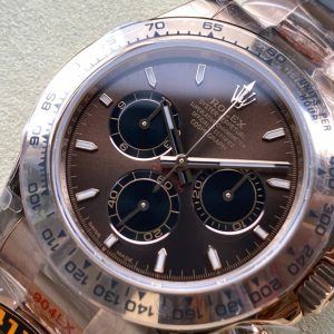 Đồng Hồ Rolex Cosmograph Daytona M116505BRWTBAR Chế Tác Nặng 180 Grams Xưởng QF 40mm (1)