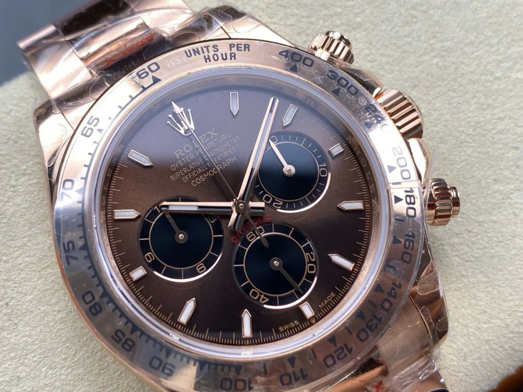 Đồng Hồ Rolex Cosmograph Daytona M116505BRWTBAR Chế Tác Nặng 180 Grams Xưởng QF 40mm (1)