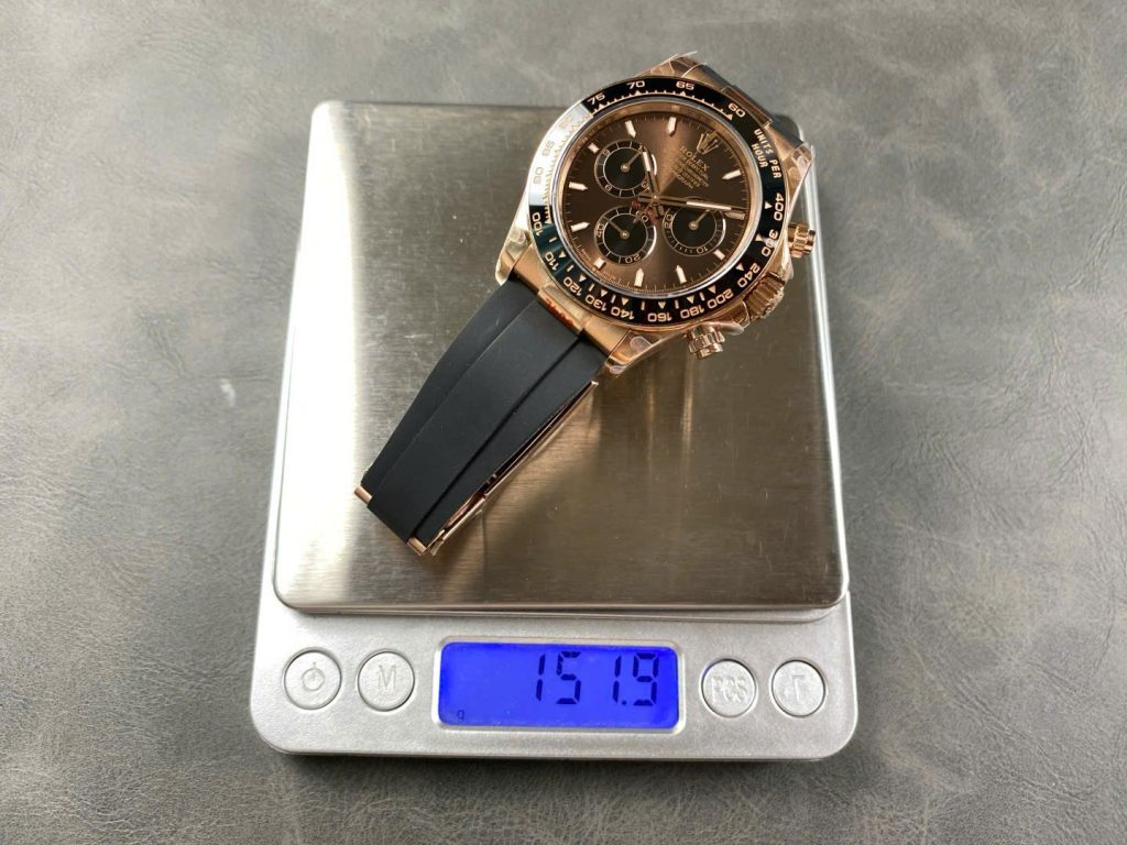 Đồng Hồ Rolex Cosmograph Daytona M116515LN-0041 Chế Tác Nặng 152 Grams Xưởng QF 40mm (1)