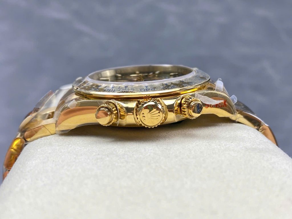 Đồng Hồ Rolex Cosmograph Daytona Yellow Gold 126508 Loki Chế Tác Nặng 180 Grams QF 40mm (1)