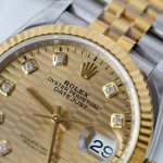 Đồng Hồ Rolex DateJust 126231 Màu Demi Mặt Xếp Gạch Màu Vàng Xưởng VS 36mm (2)