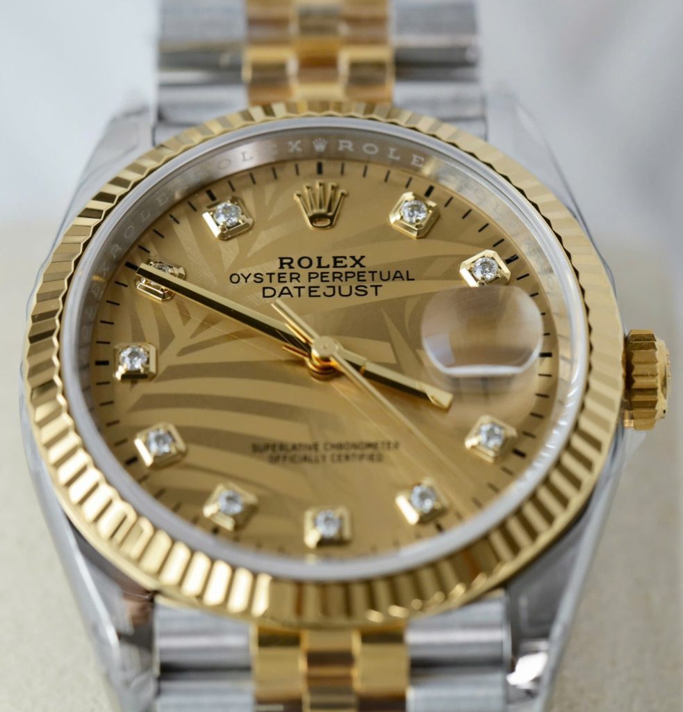 Đồng Hồ Rolex DateJust 126233 Replica 11 Mặt Lá Cây Nhiệt Đới Xưởng VS 36mm (2)
