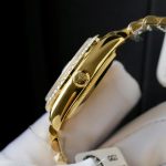 Đồng Hồ Rolex DateJust Mặt Số Butterfly Chế Tác Bọc Vàng 18K + Đính Kim Cương Moissanite 31mm (2)