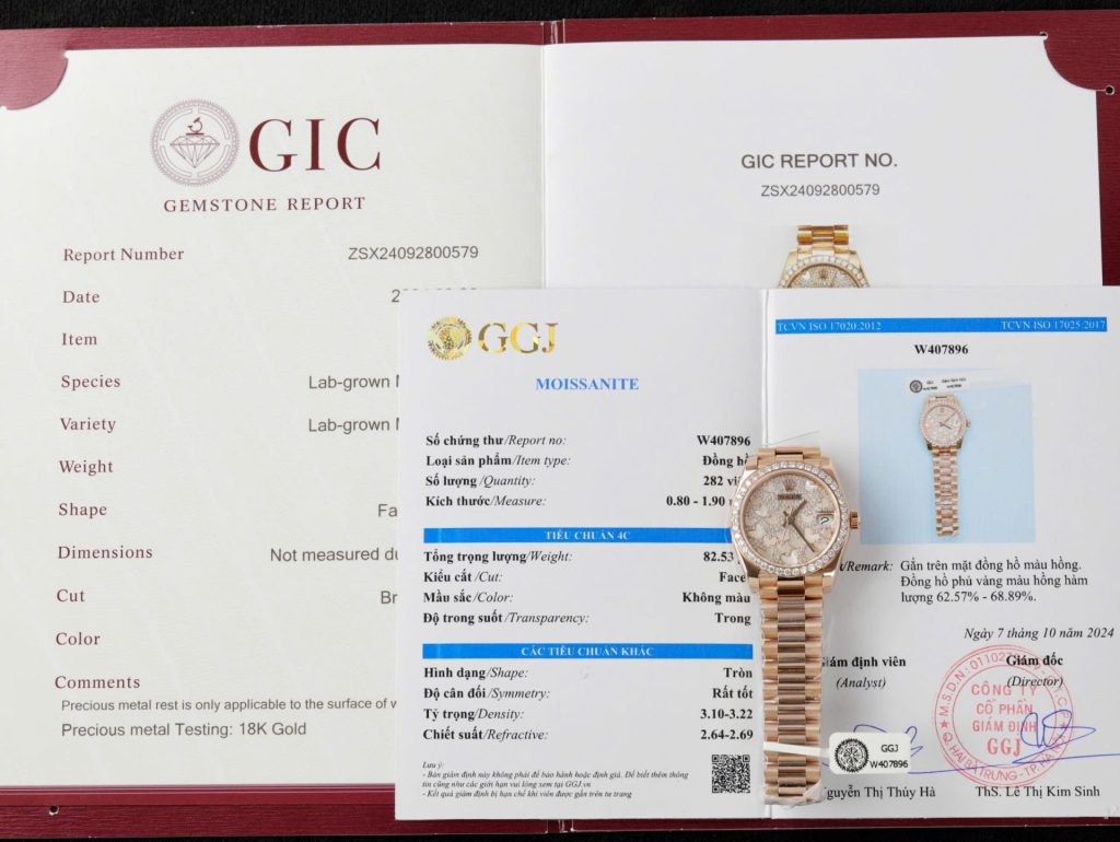 Đồng Hồ Rolex DateJust Mặt Số Butterfly Chế Tác Bọc Vàng Hồng + Độ Kim Cương Tổng Hợp 31mm (2)