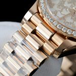 Đồng Hồ Rolex DateJust Mặt Số Butterfly Chế Tác Bọc Vàng Hồng + Độ Kim Cương Tổng Hợp 31mm (2)