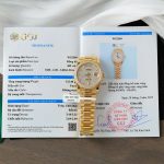 Đồng Hồ Rolex Day-Date Bọc Vàng 18K Độ Kim Cương Moissanite Chế Tác Xưởng GM 36mm (2)