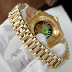 Đồng Hồ Rolex Day-Date Chế Tác Bọc Vàng 18K Đính Moissanite Trọng Lượng 159Gram QF 36mm (2)