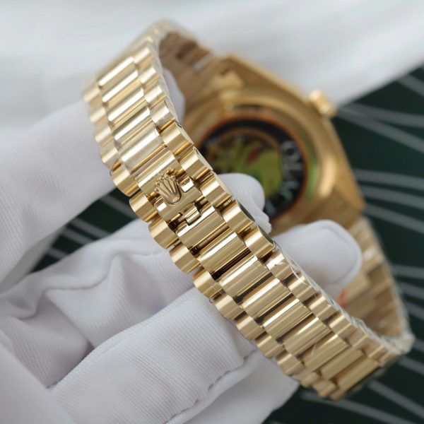 Đồng Hồ Rolex Day-Date M128238 Replica 11 Mặt Xám Trọng Lượng 159 Gram Xưởng QF 36mm (2)