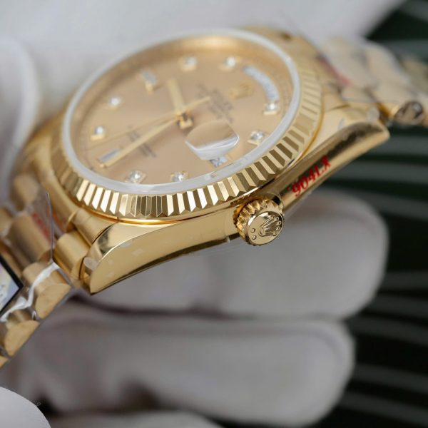 Đồng Hồ Rolex Day-Date M128238 Replica 11 Màu Vàng Trọng Lượng 159 Gram Xưởng QF 36mm (2)