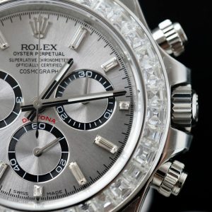 Đồng Hồ Rolex Daytona 126500 Replica 11 Đính Kim Cương Moissanite 40mm (2)