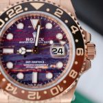 Đồng Hồ Rolex GMT-Master II 126715CHNR Replica 11 Mạ Vàng Hồng Mặt Đá Mắt Hổ 40mm (2)