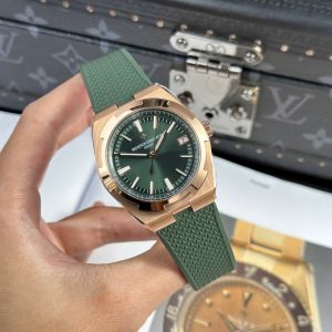 Đồng Hồ Vacheron Constantin Replica 11 Overseas 4500V Màu Xanh Lá Cây Dây Cao Su 41mm (2)